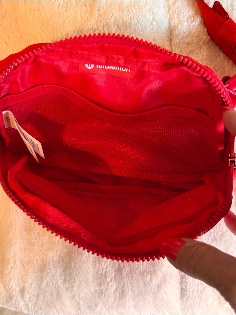 lululemon Athletica Everywhere Crossbody Bag - Cherry/Silver Sling, 1L - Picture 6 of 11